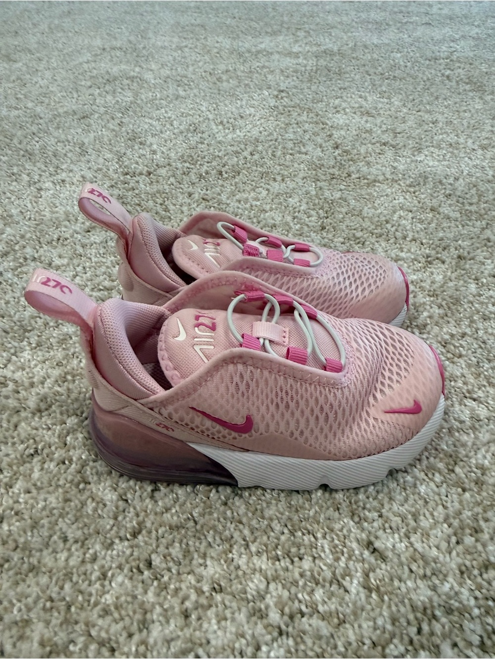 Nike Kids Pink Air Max 270 Slip-On Sneakers